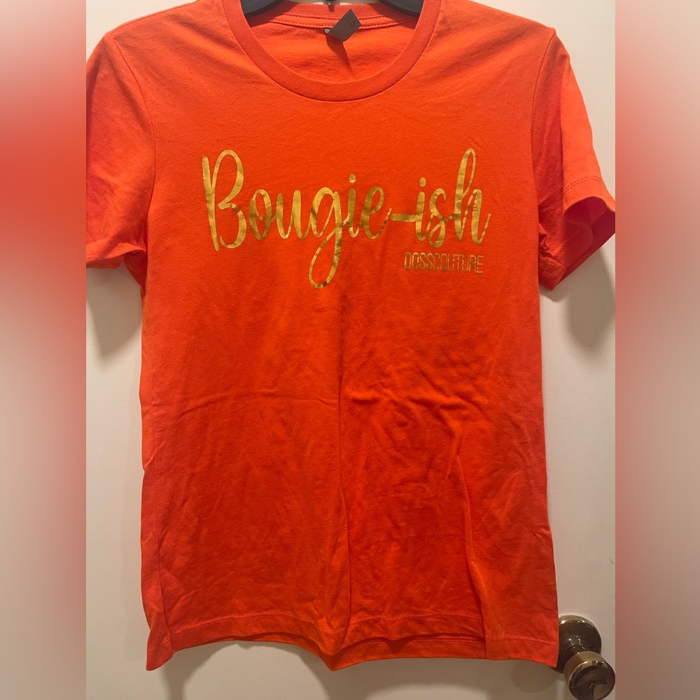 Bougie-ish Graphic Tee with Gold Foil Text